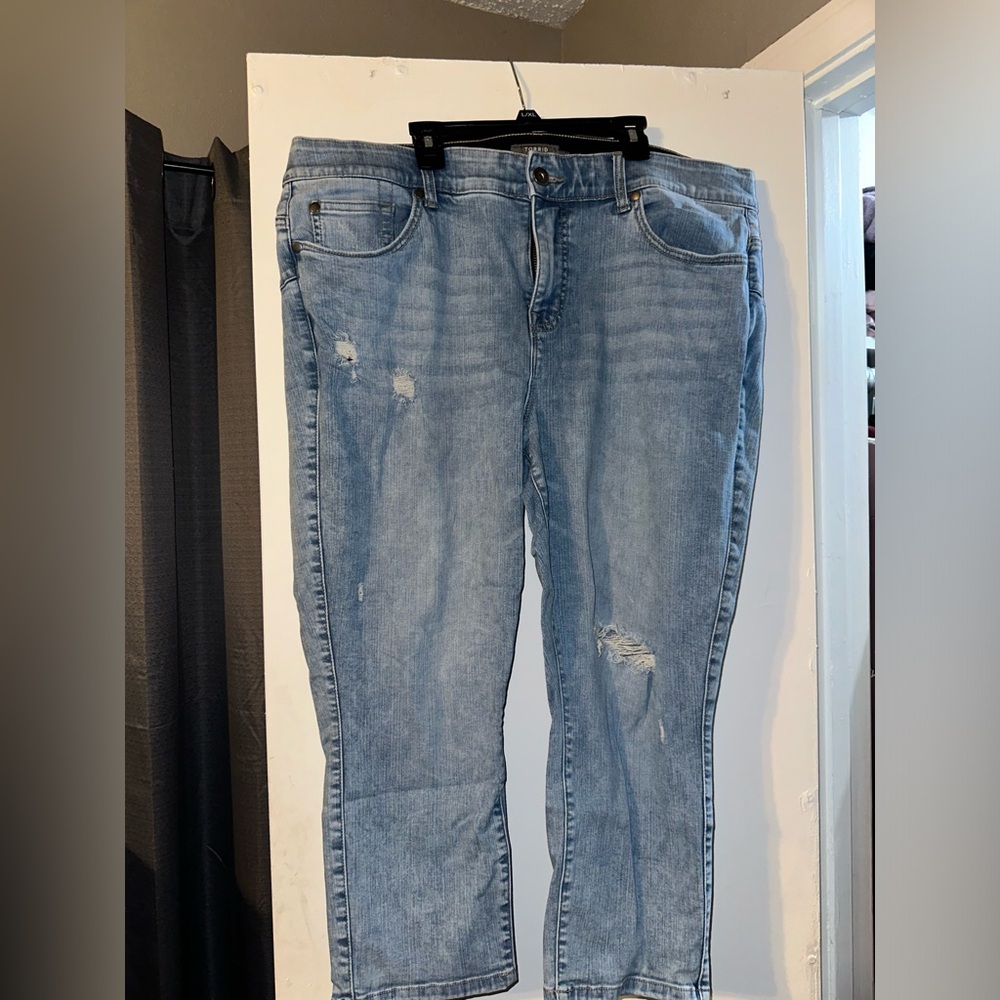 Crop Bombshell skinny jeans